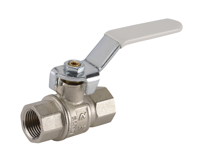 Brass ball valve 520 BSP female/female silicone free lever 1/4''